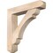 Ekena Millwork Olympic Craftsman Smooth Bracket w/ Offset Brace, Douglas Fir, 7 1/2"W x 38"D x 38"H BKT0806X38X38OLY04SDF - alternate 1